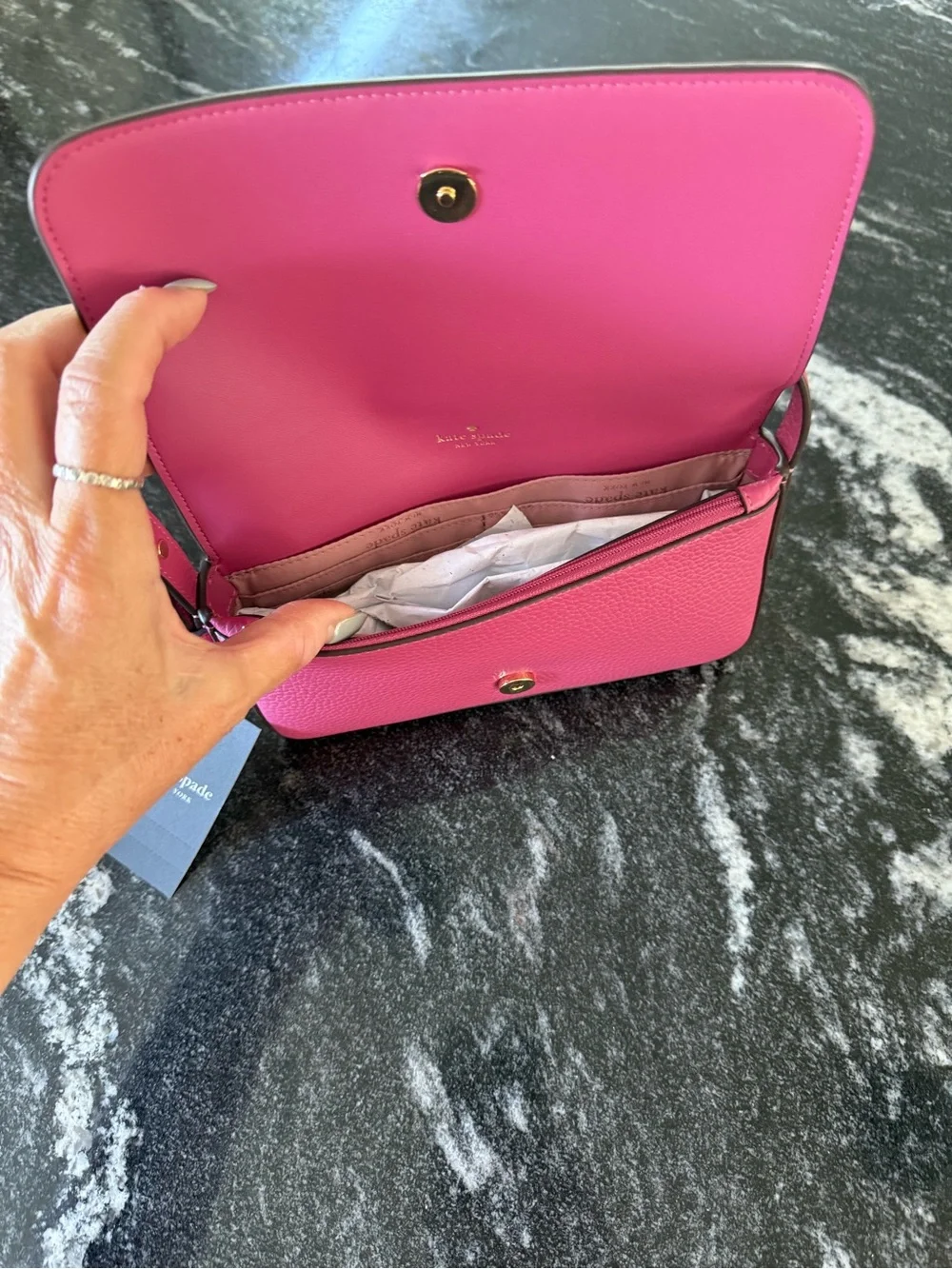 KATE SPADE Juliette Pebbled Leather Pebbled Leather Crossbody, NWTs